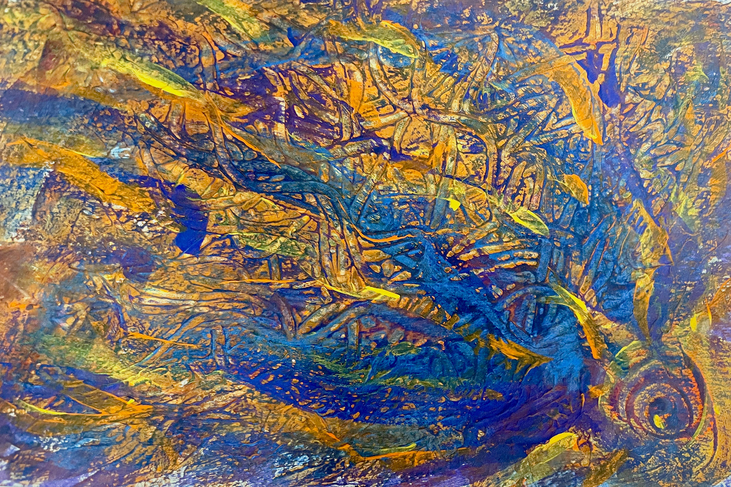 Swirling - 5.5" x 8.375"