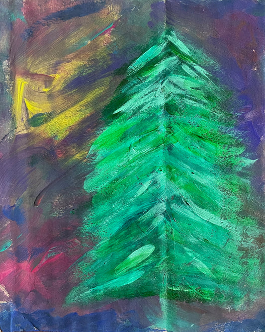 Pine Glow - 6" x 7"